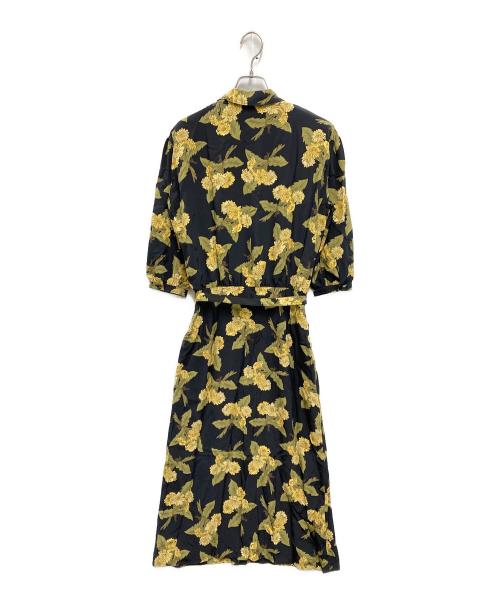INGEBORG（インゲボルグ）INGEBORG (インゲボルグ) ［古着］花柄ワンピース ブラック サイズ:FREEの古着・服飾アイテム