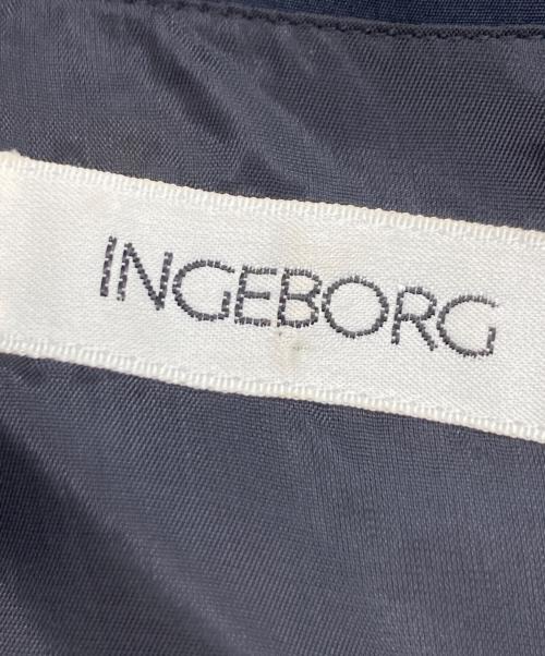 INGEBORG（インゲボルグ）INGEBORG (インゲボルグ) ［古着］花柄ワンピース ブラック サイズ:FREEの古着・服飾アイテム