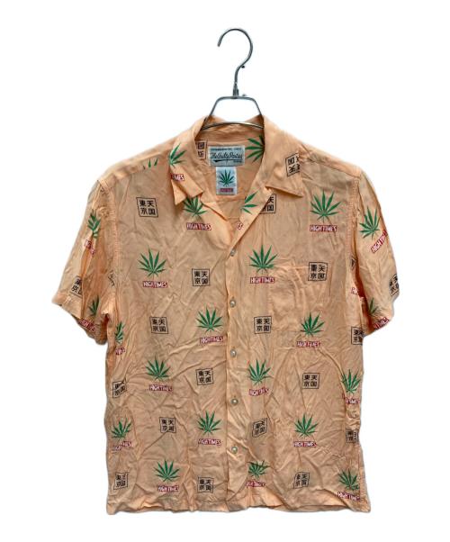 WACKO MARIA（ワコマリア）WACKO MARIA (ワコマリア) HIGH TIMES (ハイ タイムズ) アロハシャツ オレンジ サイズ:Mの古着・服飾アイテム