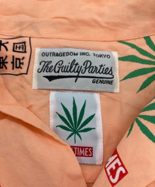 WACKO MARIA（ワコマリア）WACKO MARIA (ワコマリア) HIGH TIMES (ハイ タイムズ) アロハシャツ オレンジ サイズ:Mの古着・服飾アイテム