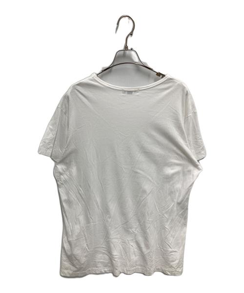 Yohji Yamamoto pour homme（ヨウジヤマモト プールオム）Yohji Yamamoto pour homme (ヨウジヤマモト プールオム) 19SSクルーネックTEE ホワイト サイズ:3の古着・服飾アイテム