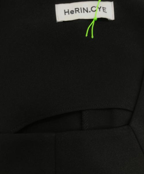 HeRIN.CYE（ヘリンドットサイ）HeRIN.CYE (ヘリンドットサイ) Cocoon dress(コクーン ドレス) ブラック サイズ:FREEの古着・服飾アイテム