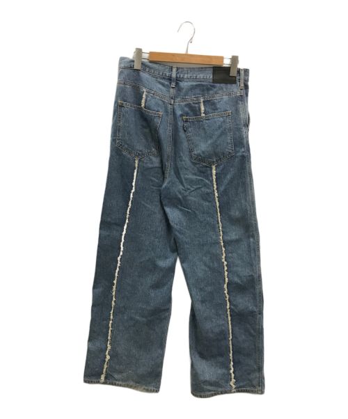 jieda（ジエダ）jieda (ジエダ) SWITCHING OVER DENIM PANTS(スイッチング オーバー デニム パンツ) インディゴ×ブルー サイズ:2の古着・服飾アイテム