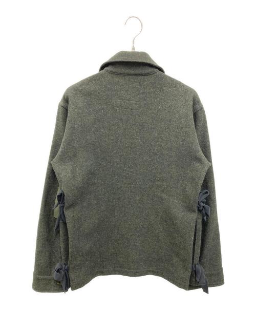 nicholas daley（ニコラス デイリー）NICHOLAS DALEY (ニコラス デイリー) ポケット切替ウールジャケット グリーン サイズ:38の古着・服飾アイテム