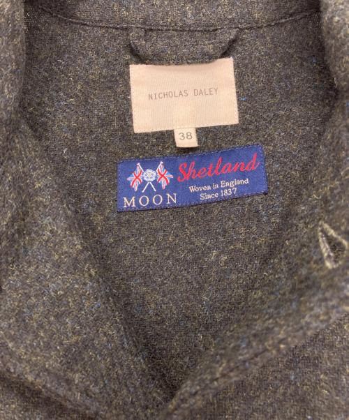 nicholas daley（ニコラス デイリー）NICHOLAS DALEY (ニコラス デイリー) ポケット切替ウールジャケット グリーン サイズ:38の古着・服飾アイテム