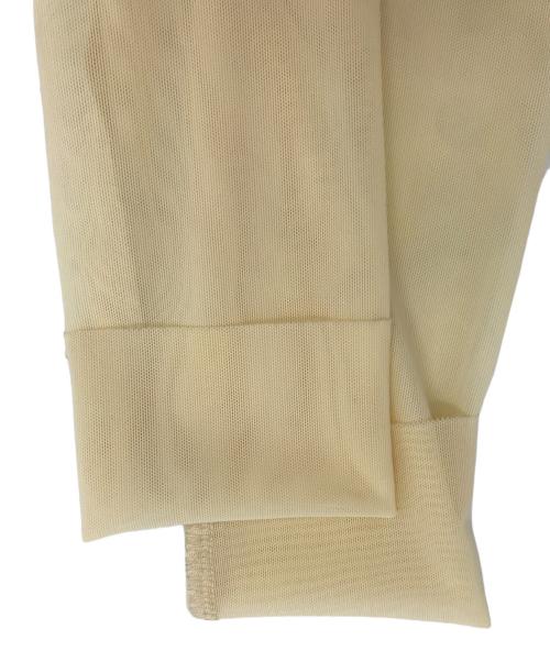 CLANE（クラネ）CLANE (クラネ) SHEER MESH CREW NECK TOPS アイボリー サイズ:Sの古着・服飾アイテム