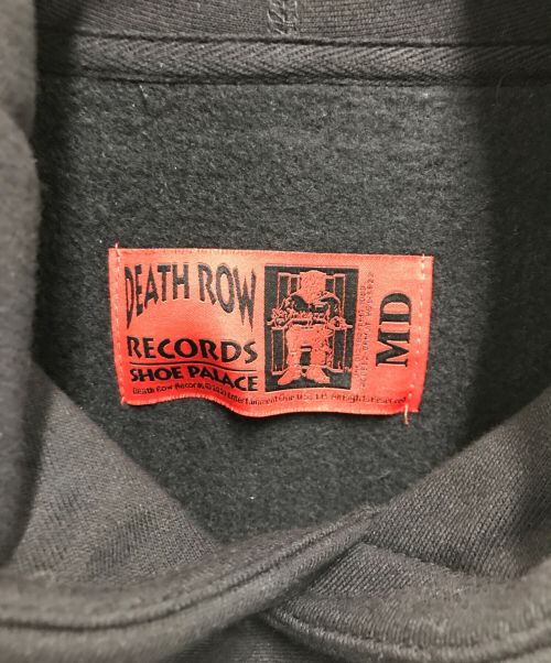 DEATH ROW RECORDS（デスロウレコーズ）DEATH ROW RECORDS (デスロウレコーズ) SHOEPALACE SNOOP DOGG DOGGYSTYLE(スヌープ ドッグ ドギースタイル) パーカー ブラック サイズ:Mの古着・服飾アイテム