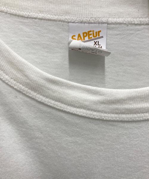 SAPEur（サプール）SAPEur (サプール) MASATOSHI HAMADA S/S TEE ホワイト サイズ:XLの古着・服飾アイテム