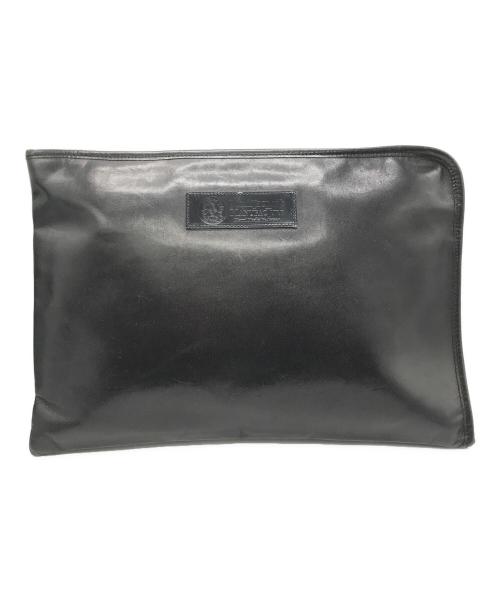 The Warmthcrafts-Manufacture（ウォームスクラフツマニュファクチャー）The Warmthcrafts-Manufacture (ウォームスクラフツマニュファクチャー) レザークラッチバッグ ブラックの古着・服飾アイテム