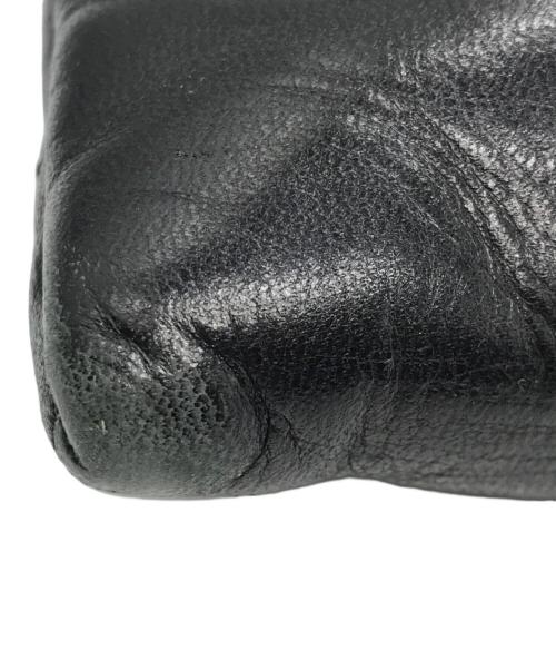 The Warmthcrafts-Manufacture（ウォームスクラフツマニュファクチャー）The Warmthcrafts-Manufacture (ウォームスクラフツマニュファクチャー) レザークラッチバッグ ブラックの古着・服飾アイテム