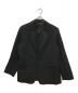 TOMORROW LAND（トゥモローランド）の古着「ウールレーヨン シングル1Bテーラードジャケット」｜ブラック