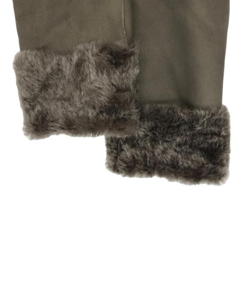 DROMe（ドローム）DROMe (ドローム) リバーシブルムートンコート ブラウン サイズ:XSの古着・服飾アイテム