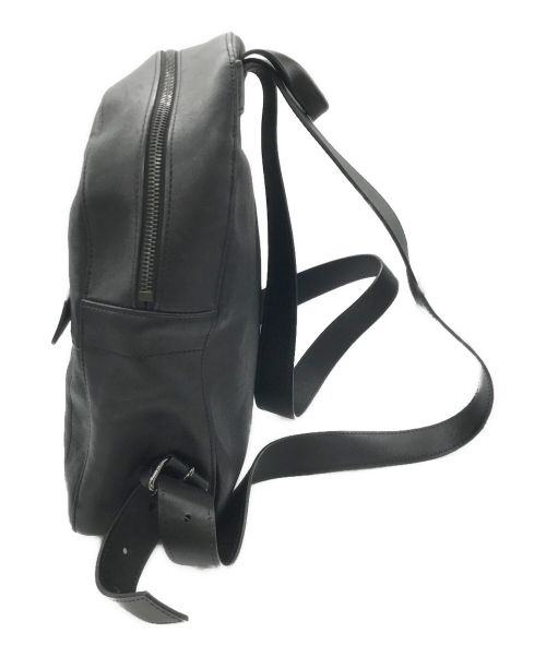 LONGCHAMP（ロンシャン）LONGCHAMP (ロンシャン) 3D レザー バックパック ブラックの古着・服飾アイテム