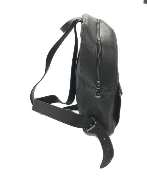 LONGCHAMP（ロンシャン）LONGCHAMP (ロンシャン) 3D レザー バックパック ブラックの古着・服飾アイテム