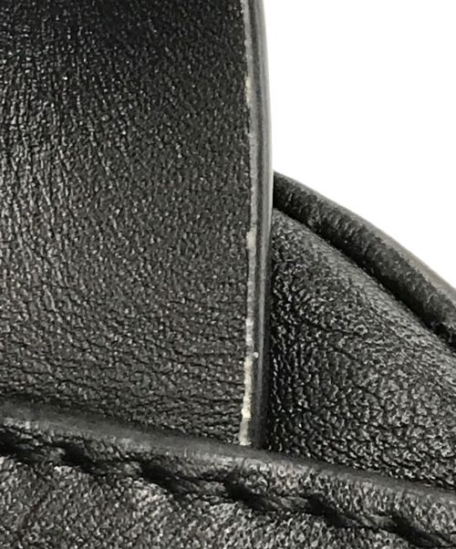 LONGCHAMP（ロンシャン）LONGCHAMP (ロンシャン) 3D レザー バックパック ブラックの古着・服飾アイテム