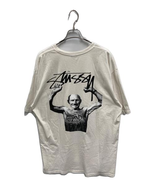 stussy（ステューシー）stussy (ステューシー) Martine rose Pigment Dyed TEE ホワイト サイズ:XLの古着・服飾アイテム