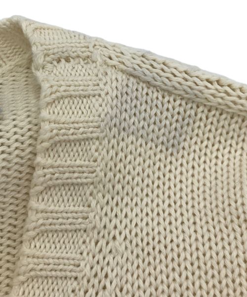 POLO RALPH LAUREN（ポロ・ラルフローレン）POLO RALPH LAUREN (ポロ・ラルフローレン) BEAMS (ビームス) 別注 Crew Neck Knit(クルー ネック ニット) ホワイト サイズ:Mの古着・服飾アイテム