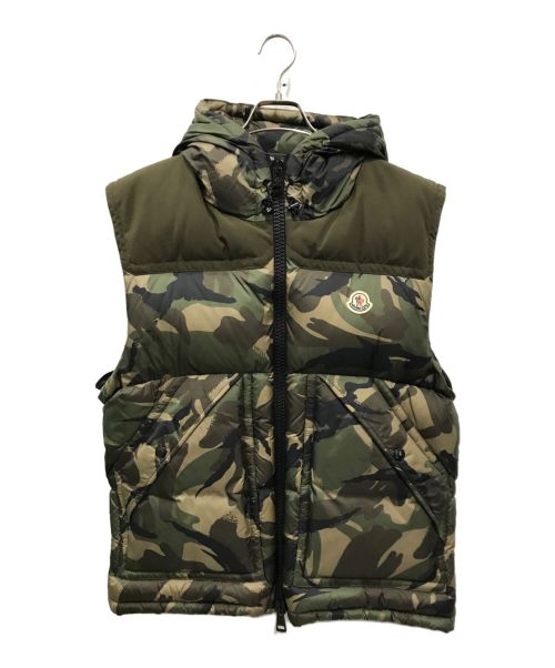 MONCLER（モンクレール）MONCLER (モンクレール) MEAKAN GIUBBOTTOダウンジャケット オリーブ サイズ:1の古着・服飾アイテム