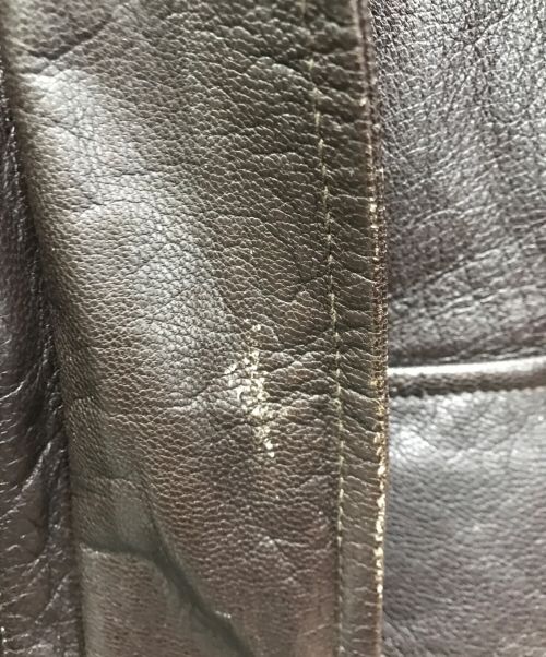 L.L.Bean（エルエルビーン）L.L.Bean (エルエルビーン) A-2 LEATHER JACKET ブラウン サイズ:Lの古着・服飾アイテム