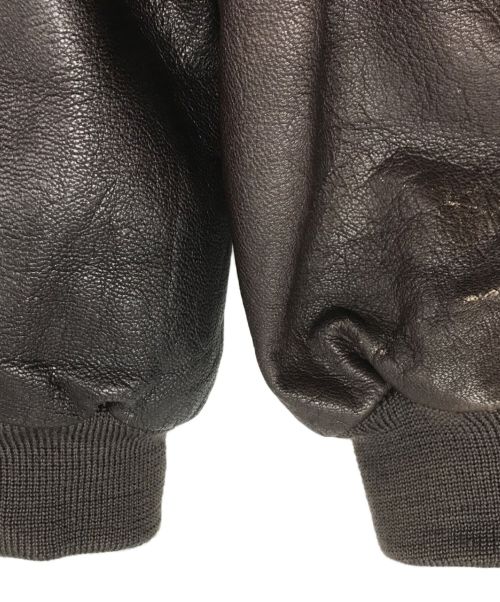 L.L.Bean（エルエルビーン）L.L.Bean (エルエルビーン) A-2 LEATHER JACKET ブラウン サイズ:Lの古着・服飾アイテム