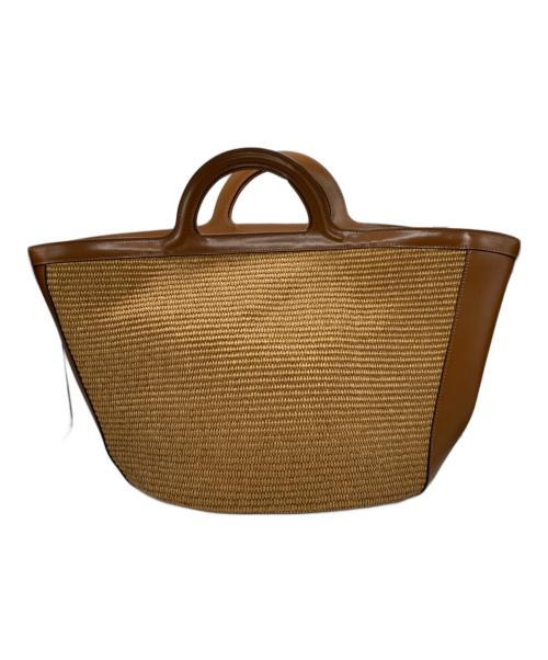 MARNI（マルニ）MARNI (マルニ) LARGE TROPICALIA BAG ブラウン×ベージュの古着・服飾アイテム