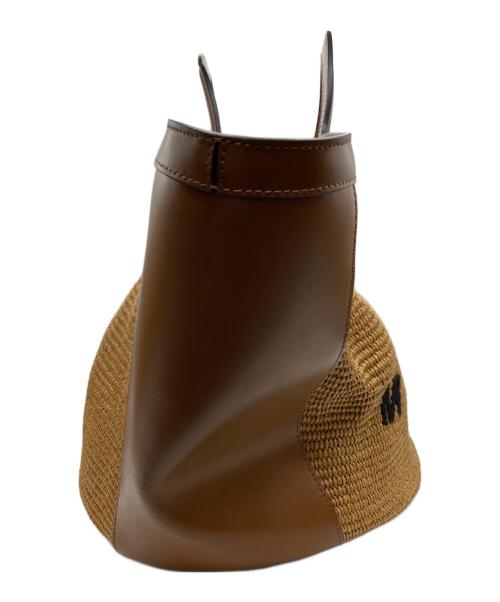 MARNI（マルニ）MARNI (マルニ) LARGE TROPICALIA BAG ブラウン×ベージュの古着・服飾アイテム