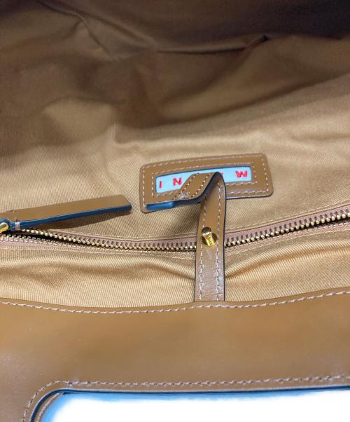 MARNI（マルニ）MARNI (マルニ) LARGE TROPICALIA BAG ブラウン×ベージュの古着・服飾アイテム