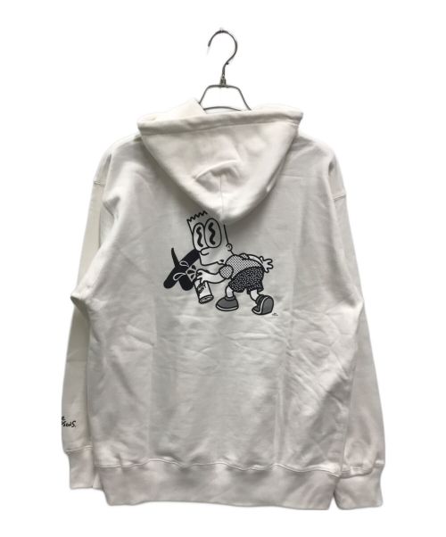 WIND AND SEA（ウィンダンシー）WIND AND SEA (ウィンド アンド シー) The Simpsons (ザ シンプソンズ) WDS Graffiti Logo Hoodie(ウィンダンシー グラフィティ ロゴ フーディ) ホワイト サイズ:Lの古着・服飾アイテム