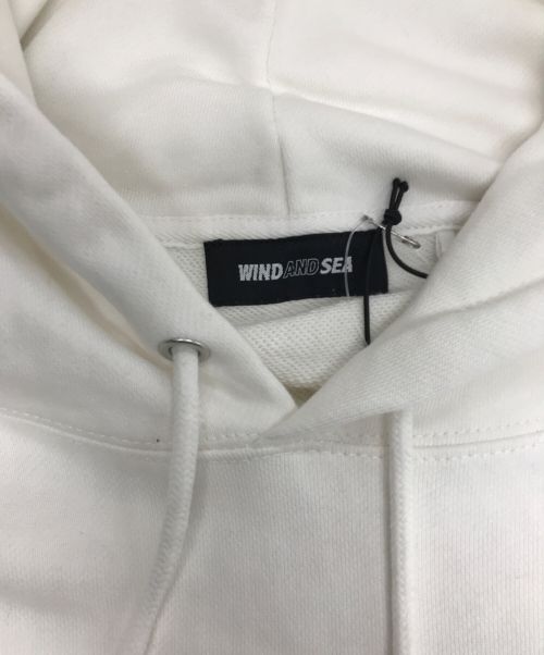 WIND AND SEA（ウィンダンシー）WIND AND SEA (ウィンド アンド シー) The Simpsons (ザ シンプソンズ) WDS Graffiti Logo Hoodie(ウィンダンシー グラフィティ ロゴ フーディ) ホワイト サイズ:Lの古着・服飾アイテム
