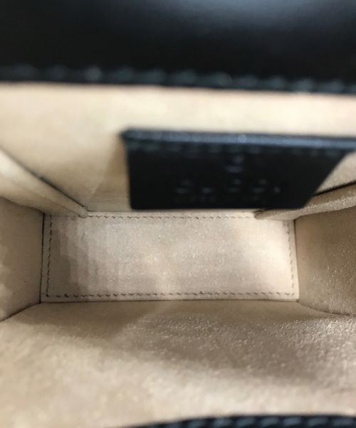 GUCCI（グッチ）GUCCI (グッチ) ホースビット1955ミニバッグ ブラックの古着・服飾アイテム