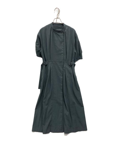 PUBLIC TOKYO（パブリックトウキョウ）PUBLIC TOKYO (パブリックトウキョウ) コクーンスリーブコートワンピース ネイビー サイズ:FREEの古着・服飾アイテム