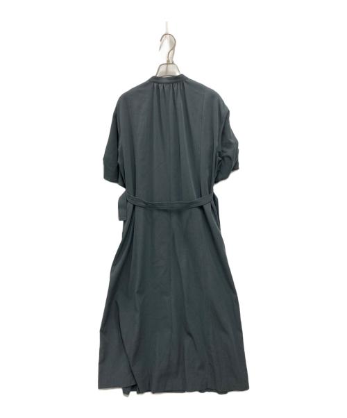 PUBLIC TOKYO（パブリックトウキョウ）PUBLIC TOKYO (パブリックトウキョウ) コクーンスリーブコートワンピース ネイビー サイズ:FREEの古着・服飾アイテム