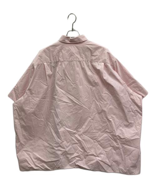 RAF SIMONS（ラフシモンズ）RAF SIMONS (ラフシモンズ) FRED PERRY (フレッドペリー) ブロックチェック切替シャツ ピンク サイズ:Lの古着・服飾アイテム