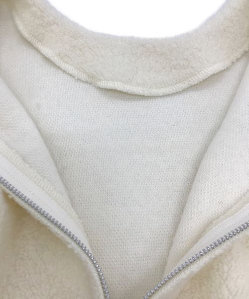 MARONENONFEE（マーロンエノンフィ）MARONENONFEE (マーロンエノンフィ) ショルダーボリュームウォームトップ ホワイト サイズ:FREEの古着・服飾アイテム