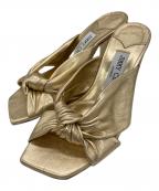 JIMMY CHOOジミーチュウ）の古着「ミュール」｜ゴールド