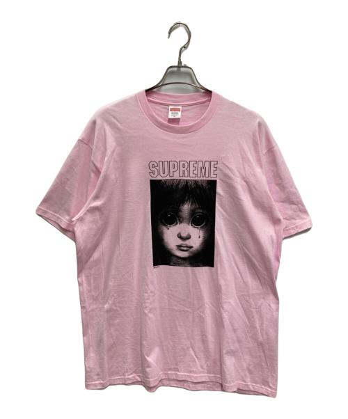 SUPREME（シュプリーム）Supreme (シュプリーム) Margaret Keane Teardrop Tee ピンク サイズ:XLの古着・服飾アイテム