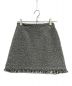 Bluelea（ブルレア）の古着「Tweed mini skirt」｜ブラック×ホワイト