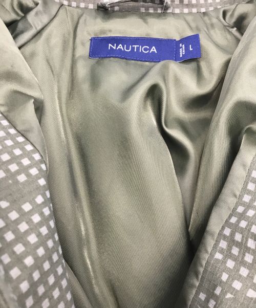 NAUTICA（ノーティカ）NAUTICA (ノーティカ) Rip Stop Thinsulate Coach Jacket(リップ ストップ シンサレート コーチ ジャケット) カーキ サイズ:Lの古着・服飾アイテム