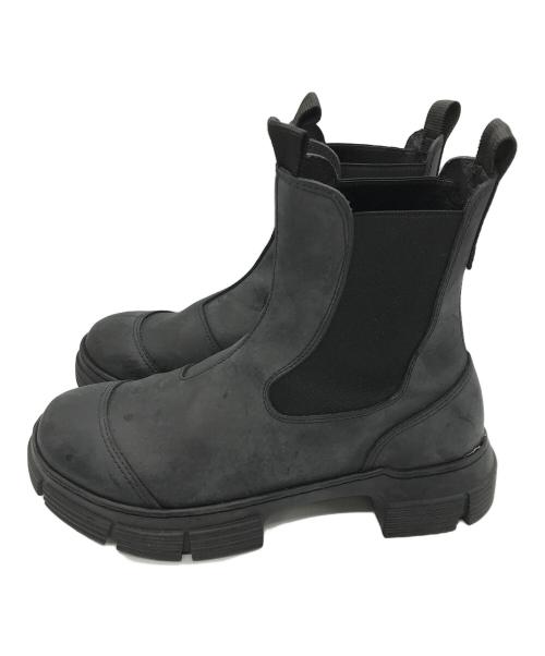 GANNI（ガニー）Ganni (ガニー) Recycled Rubber City Boot ブラック サイズ:36の古着・服飾アイテム