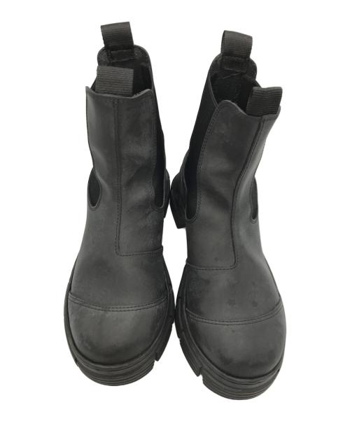 GANNI（ガニー）Ganni (ガニー) Recycled Rubber City Boot ブラック サイズ:36の古着・服飾アイテム