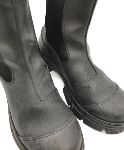 GANNI（ガニー）Ganni (ガニー) Recycled Rubber City Boot ブラック サイズ:36の古着・服飾アイテム