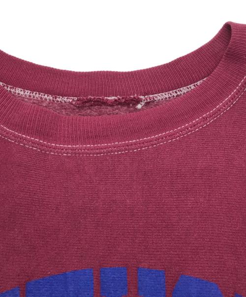 Champion REVERSE WEAVE（チャンピオン リバース ウィーブ）Champion REVERSE WEAVE (チャンピオン リバース ウィーブ) 3段プリントヴィンテージスウェット レッド サイズ:記載なしの古着・服飾アイテム
