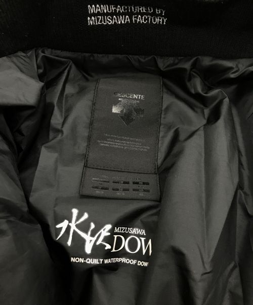 DESCENTE ALLTERRAIN（デザイント オルテライン）DESCENTE ALLTERRAIN (デザイント オルテライン) ANCHOR(アンカー)水沢ダウンジャケット ブラック サイズ:Mの古着・服飾アイテム