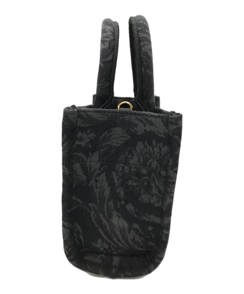 GIANNI VERSACE（ジャンニ・ヴェルサーチ）GIANNI VERSACE (ジャンニ・ヴェルサーチ) バロッコ アテナ ミニトートバッグ グレーの古着・服飾アイテム