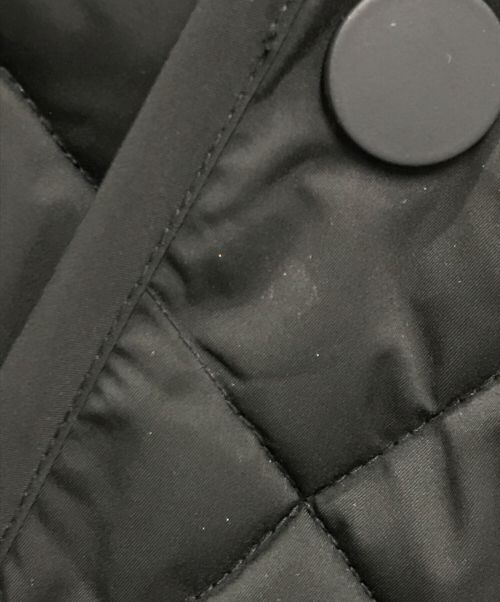 ENFOLD（エンフォルド）ENFOLD (エンフォルド) SOLOTEX(ソロテックス) ツイルキルティングJACKET(ジャケット) ブラック サイズ:38の古着・服飾アイテム