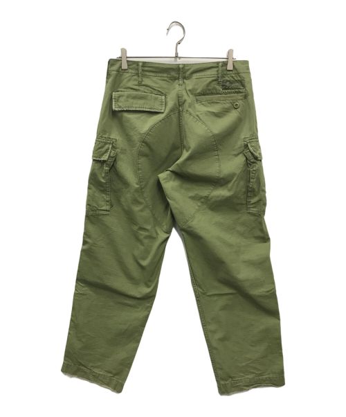 Liberaiders（リベレイダース）Liberaiders (リベレイダース) REPAIRED RIP STOP PANTS(リペアード リップ ストップ パンツ) オリーブ サイズ:Mの古着・服飾アイテム