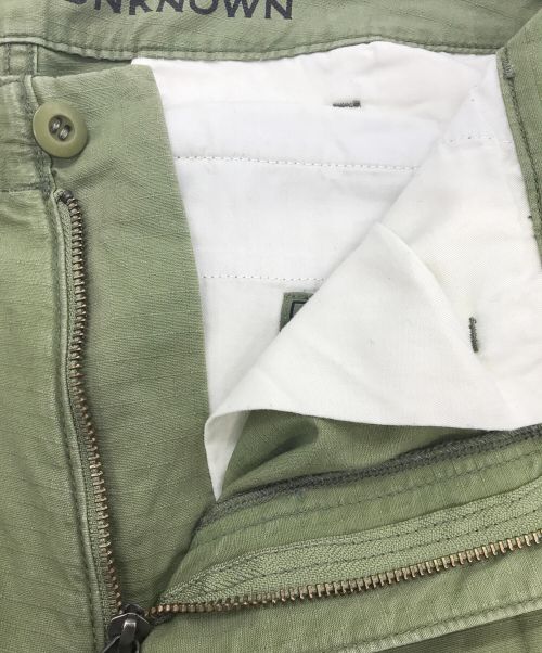 Liberaiders（リベレイダース）Liberaiders (リベレイダース) REPAIRED RIP STOP PANTS(リペアード リップ ストップ パンツ) オリーブ サイズ:Mの古着・服飾アイテム