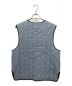 S.K. MANOR HILL (エスケーマノアヒル) Saxton Vest(サクストン ベスト) ブルー サイズ:M：9000円