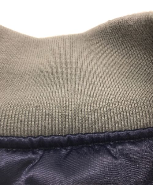 LFYT（エルエフワイティー）LFYT (エルエフワイティー) WORLD CHAMPS SATIN VARSITY JACKET ネイビー サイズ:SIZE Mの古着・服飾アイテム