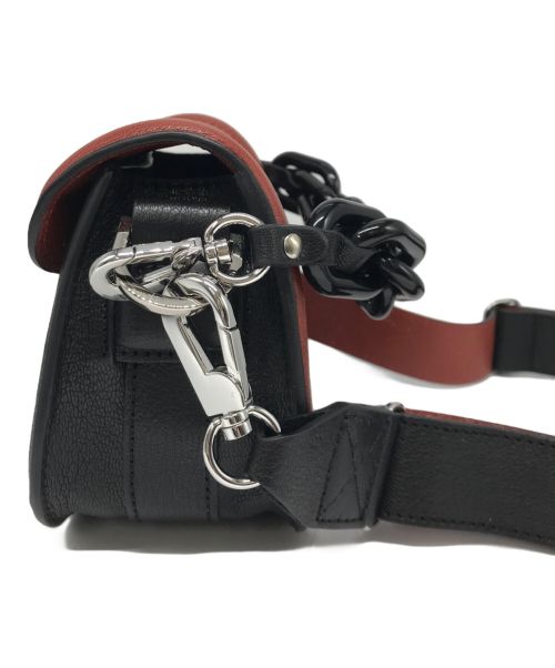 PIERRE HARDY（ピエールアルディ）PIERRE HARDY (ピエールアルディ) マイクロアルファヴィル ショルダーバッグ ブラック×ブラウンの古着・服飾アイテム